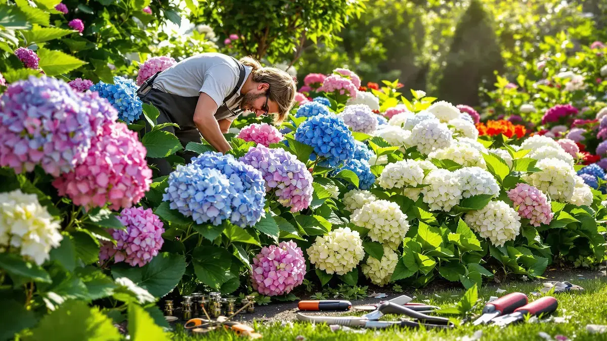 Voor stralende hortensia’s is de timing van het snoeien de sleutel