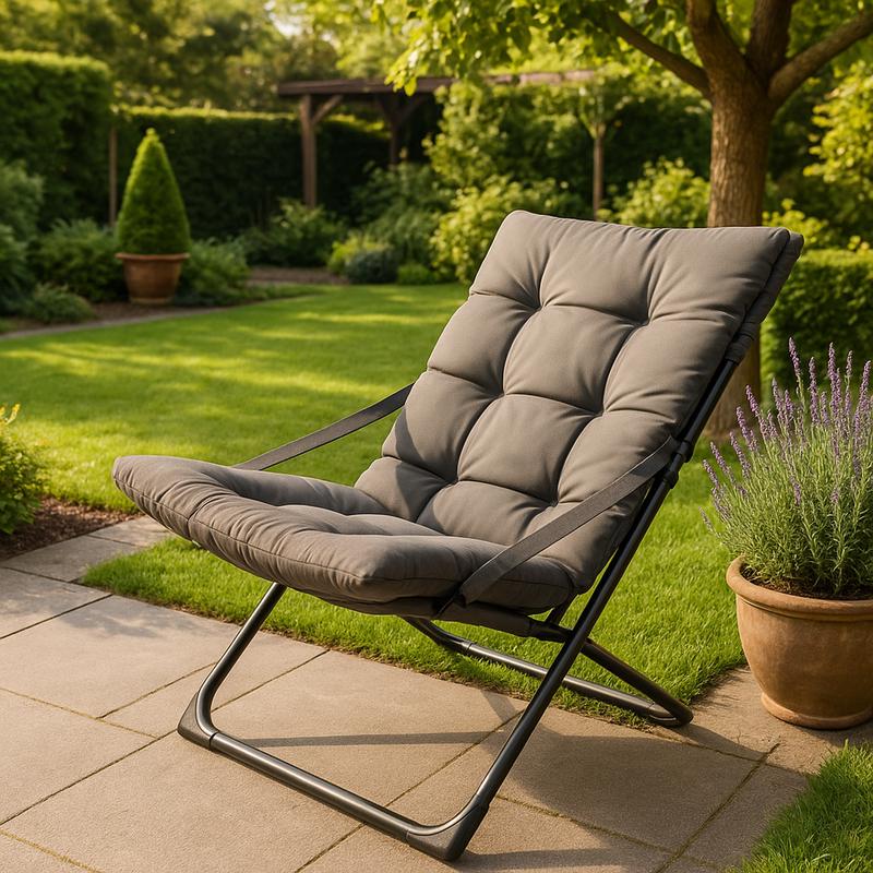 Loungestoel met kussen van Action