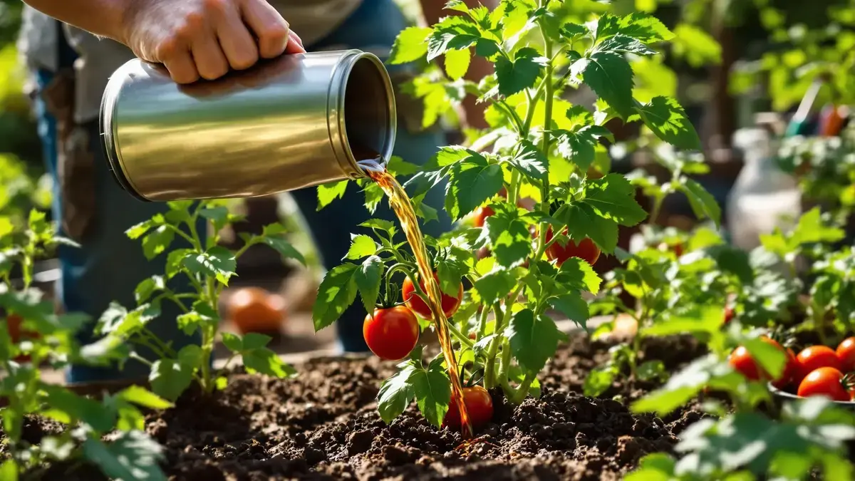 Deze onbekende vloeistof, beter dan brandnetel, bestrijdt efficiënt de tomatenmildew