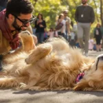De video van deze Golden Retriever die een hele scène maakt wanneer hij beseft dat zijn wandeling voorbij is, wordt viral
