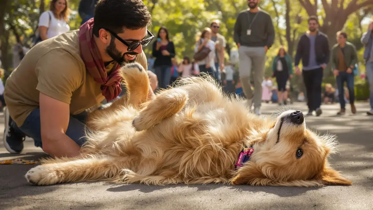 De video van deze Golden Retriever die een hele scène maakt wanneer hij beseft dat zijn wandeling voorbij is, wordt viral