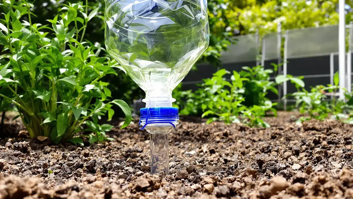 In het geval van een ratteninvasie in je tuin, een simpele en effectieve oplossing met een plastic fles